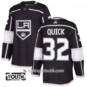 Män Ishockey Los Angeles Kings Tröja Jonathan Quick 32 Adidas 2017-2018 Svart Authentic